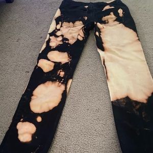 Hand made Bleached Jeans!
